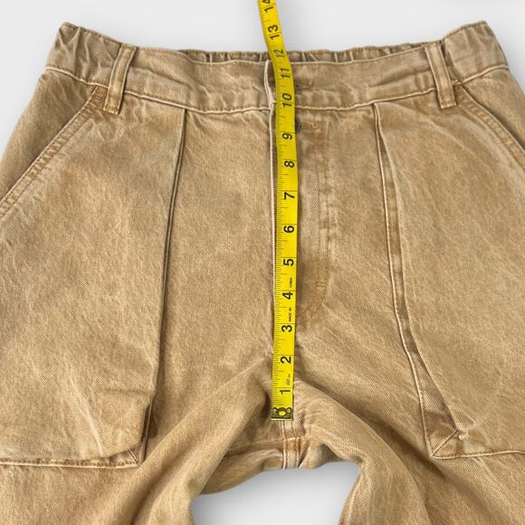 We The Free Marx Slouchy Cargo Wide Leg Jeans in Sand Size 26 - Picture 9 of 9